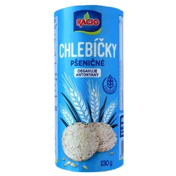 Racio Chlebičky 130g pšeničné (modrá)