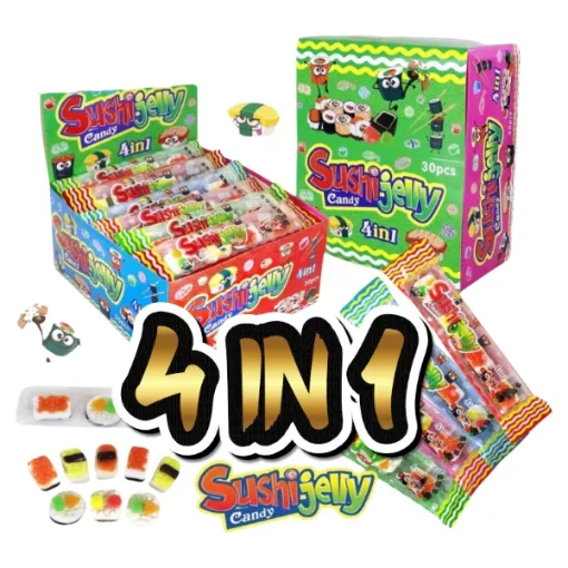 Sushi Party Jelly Candy 4in1 13g 30ks