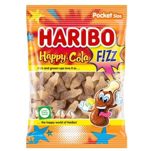 Haribo H1 Fizz Happy Cola 80g