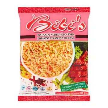 Bibis 50g Instantní Nudle Vepřová