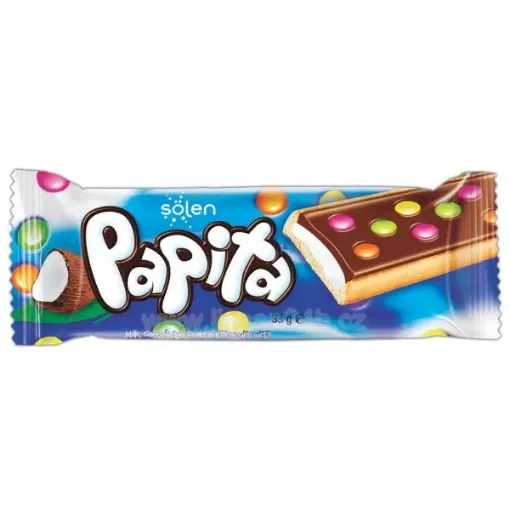 Papita Kokos Modrá 33g 12b*24ks