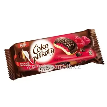 Figaro Čoko Piškoty 147g - Malina