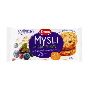 Emco Mysli Sušenky 60g - Borůvková