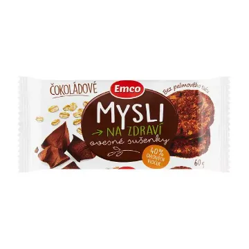 Emco Mysli Sušenky 60g - Čokoládové