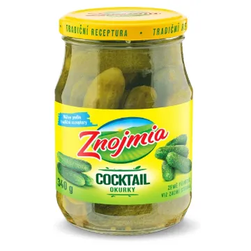 Okurky Dětské 3-6cm 340g - ZNOJMIA