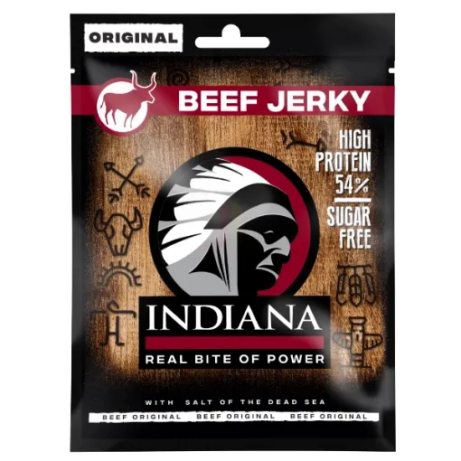 Indiana Jerky 48b x 15ks x 25g BEEF - Hovězí Original