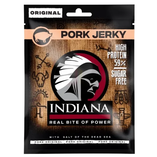 Indiana Jerky 48b x 15ks x 25g Pork - Vepřové Original