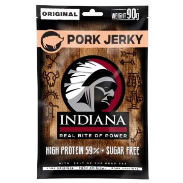 Indiana Jerky 24b x 8ks x 90g Pork - Vepřové