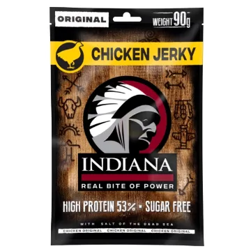 Indiana Jerky 24b x 8ks x 90g Chicken - Kuřecí Original