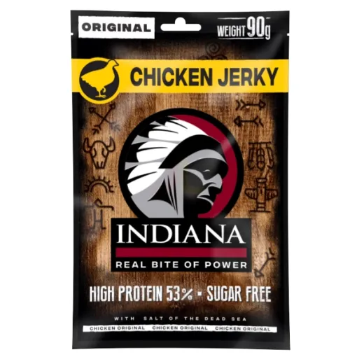 Indiana Jerky 24b x 8ks x 90g Chicken - Kuřecí Original