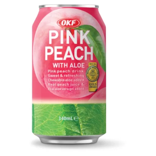 OKF 340ml Pink Peach with aloe
