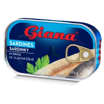 Sardinky 125g Ve Vlastní Šťávě GIANA