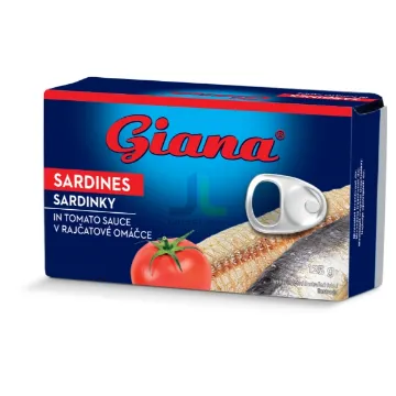 Sardinky 125g V Tomatové Omáčce GIANA