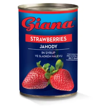 Jahodový kompot 425ml GIANA