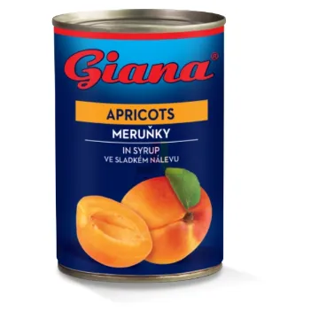 Meruňky 425ml GIANA