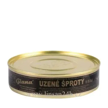 Šproty 160g Uzené Celé v Oleji GIANA