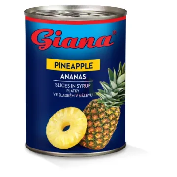Ananas plátky 580ml GIANA