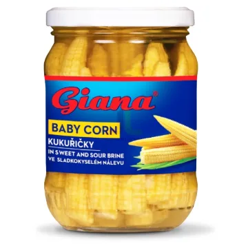 Kukuřičky v sladokyselém 370ml GIANA