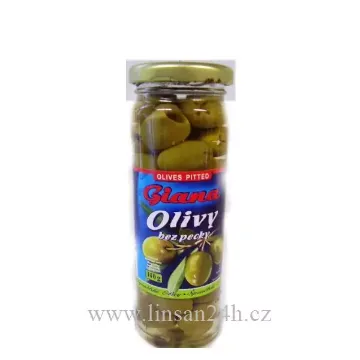 Olivy GIANA - 140g zelené sklo bez pecky
