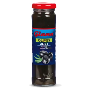 Olivy GIANA  - 140g černé sklo bez pecky