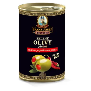 Olivy FJK  - 300g PálivouPapr Zelené Plech