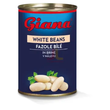 Fazole Bílé 425ml Ve Slaném Nálevu GIANA