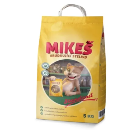 Mikeš 5kg Hrudkující Stelivo - Cat cho Meo