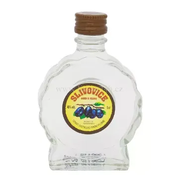 Slivovice Budík Mini 0,05L 45% Švestka bílá