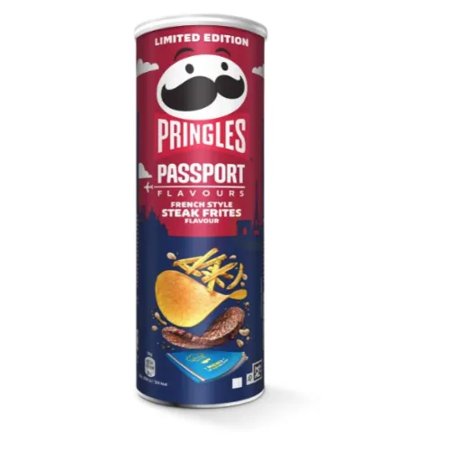 Pringles 165g PASSPORT - Steak Frites - French