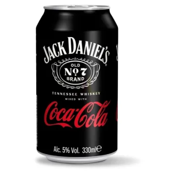 Alk.Mix Jack Daniel´s Plech 330ml Cola 5%