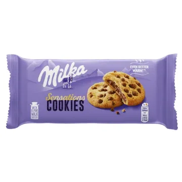 Milka šus. 156g Cookie Sensations Milk Chocolate filling