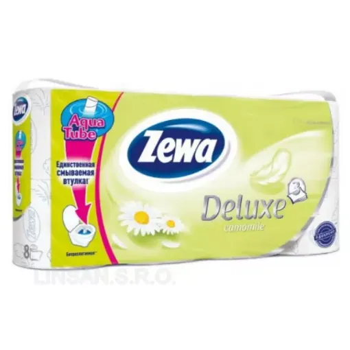 Zewa Deluxe Toaletní papír 8ks 3v Camomile