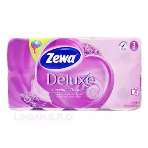 Zewa Deluxe Toaletní papír 8ks 3V Levandule