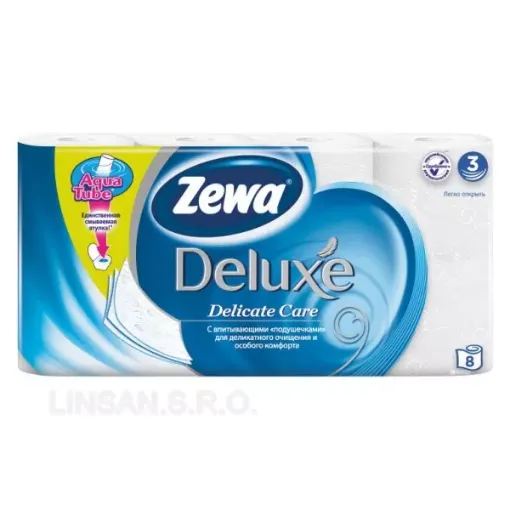 Zewa Deluxe Toaletní papír 8ks 3V Delicate