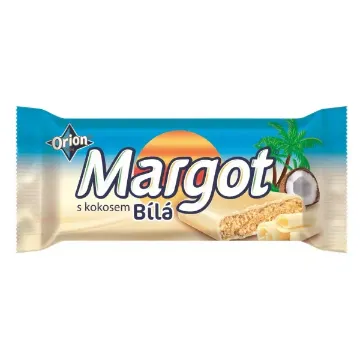 Margot 90g Bílá s kokosem