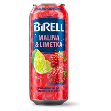 Birell plech 0.5l Limetka & Malina