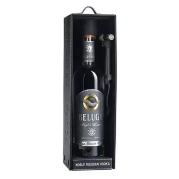 Beluga Gold Line 1L 40% v koženém obalu