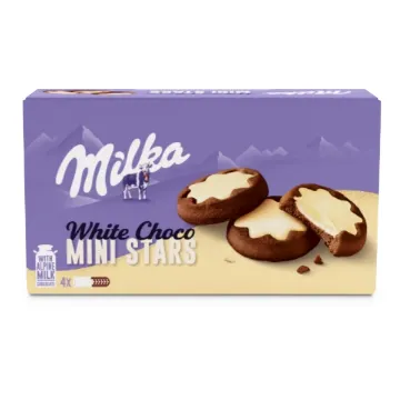 Milka šus. 150G White Choco Mini Star