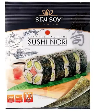 SenSoy Sushi Nori 25g - Sushi Mořské Řasy 10 plátků