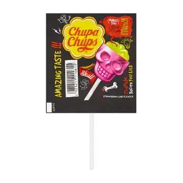 ChupaChups 3D Skull Strawberry/Lime 45x15g