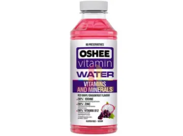 Oshee Vitamínová 555ml Minerály & vitamíny  (hrozen-pitaya)