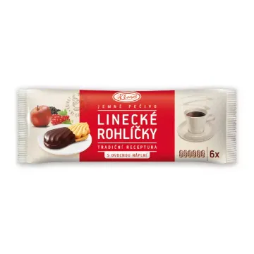 Klasa Linecké Rohlíčky 210g s Ovocnou Náplní