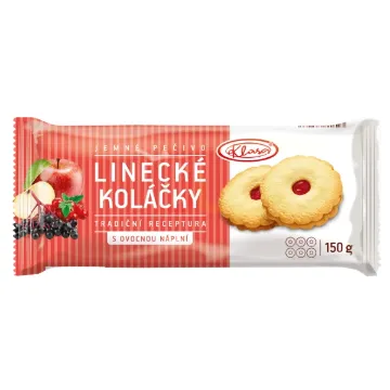 Klasa Linecké koláčky 150g s Ovocnou Náplní