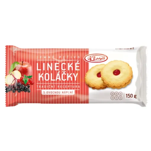Klasa Linecké koláčky 150g s Ovocnou Náplní