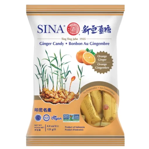 Sina Ginger Candy 125g Orange