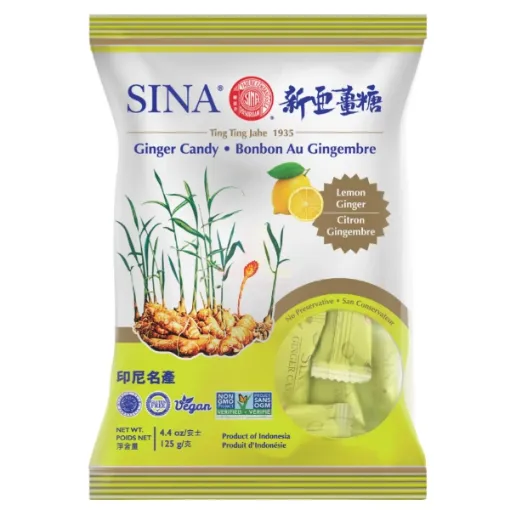 Sina Ginger Candy 125g Lemon