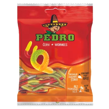 Pedro Želé 80g Červi