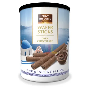 Feiny Biscuits Rolls 400g Dark Chocolate Cream