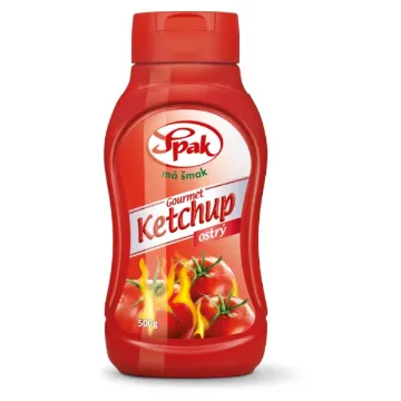 Spak kečup Gourmet 500g Ostrý
