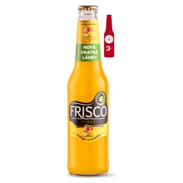 Frisco Cider VRATNÁ LÁHEV 0,33L Mango & Limetka